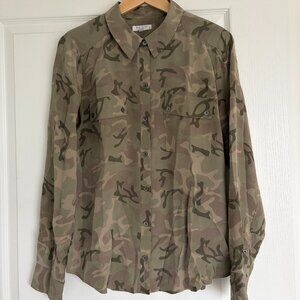 Equipment Femme Silk Camo Shirt